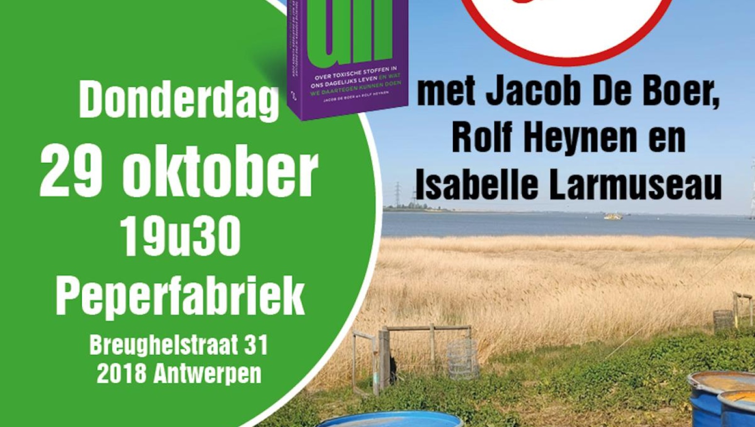 Antwerpen: boekvoorstelling 'Gif' met Jacob De Boer en Rolf Heynen